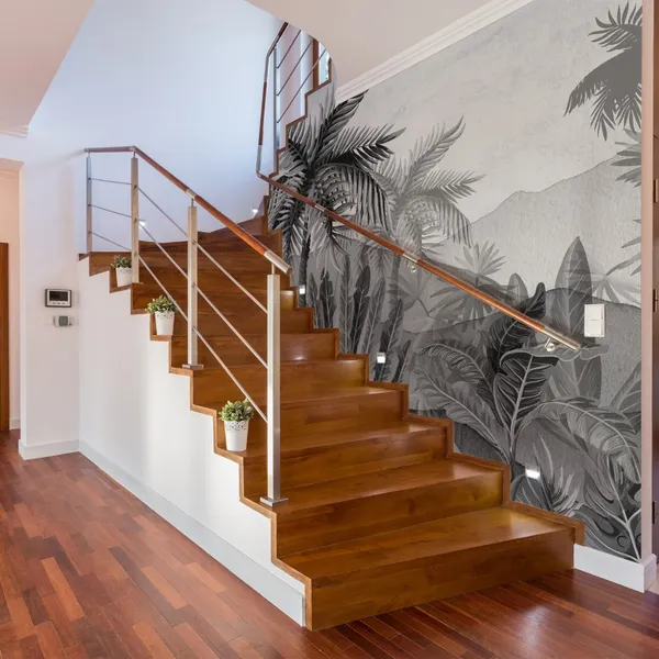 Black_&_White_trees_in_nature_Mural_Wallpaper.