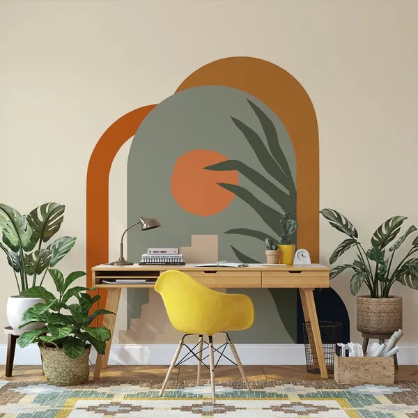 Hand_Drawn_interior_design_wall_Mural_Wallpaper.