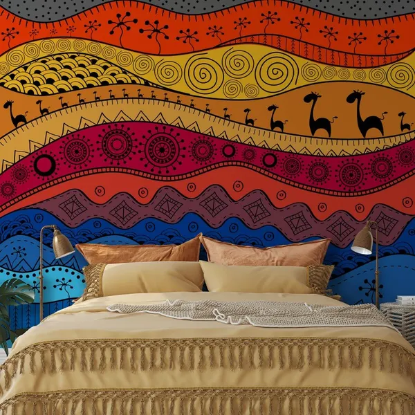 African_hand_drawn_ethnic_pattern,_tribal_background._It_can_be_used_for_wallpapers,_Mural_Wallpaper.