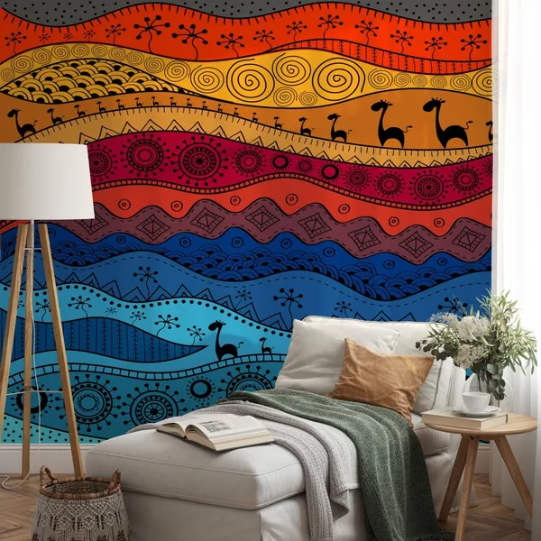 African_hand_drawn_ethnic_pattern,_tribal_background._It_can_be_used_for_wallpapers,_Mural_Wallpaper.