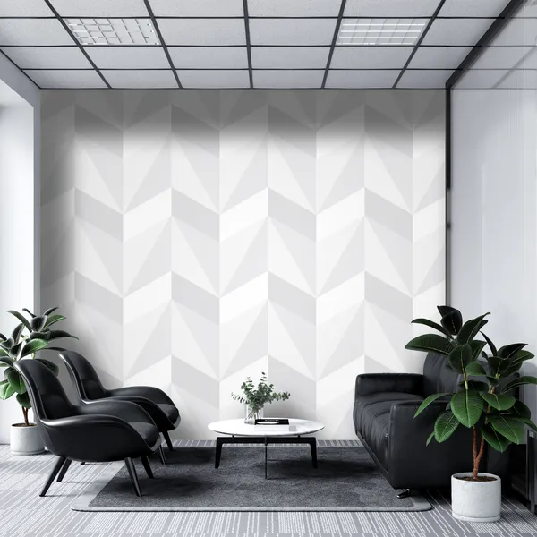 repetition_of_rectangular_and_triangular_geometric_planes_forming_zig-zag_lines_with_gray_gradations_as_inspiration_in_visual_communication_design_or_textile_design_Mural_Wallpaper.