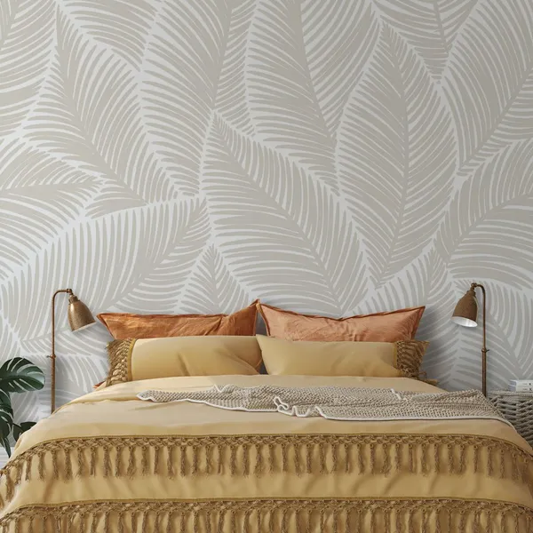 Floral_Seamless_Pattern_with_Linear_Leaves_Minimalistic_Design_with_Line_Art_Leaves__Mural_Wallpaper
