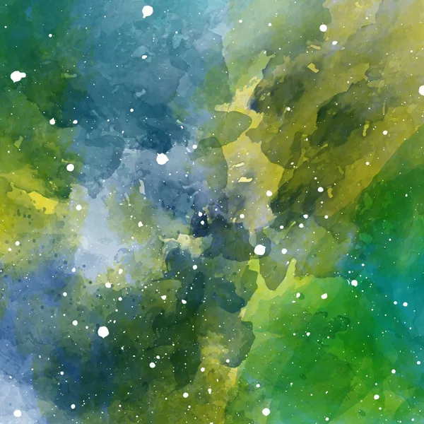 Space_abstract_in__Multicolor_watercolor_Mural_Wallpaper.