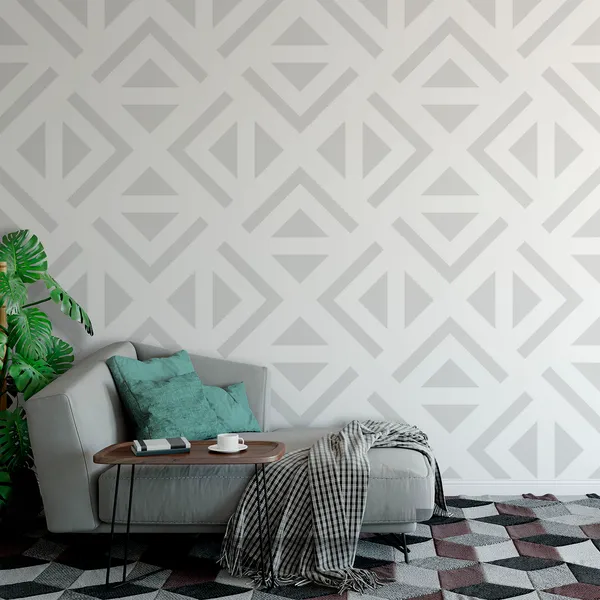 Grey_geometric_Mural_Wallpaper.