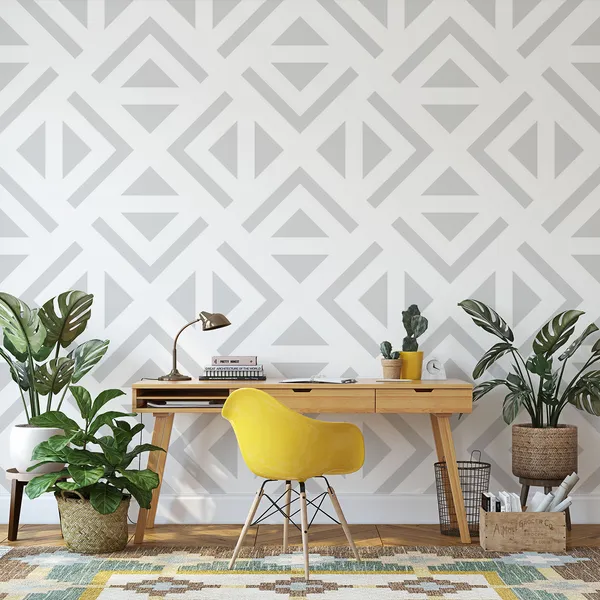 Grey_geometric_Mural_Wallpaper.