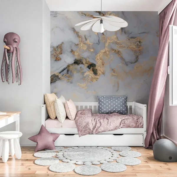 White_Marble_With_Gold_Stroke__Wall_Mural,_PVC_free_Wall_Covering