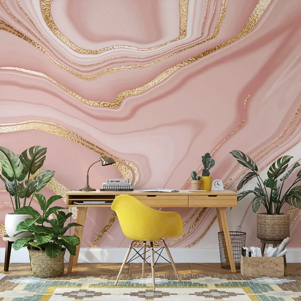 Pink_marble__Wall_Mural,_PVC_free_Wall_Covering