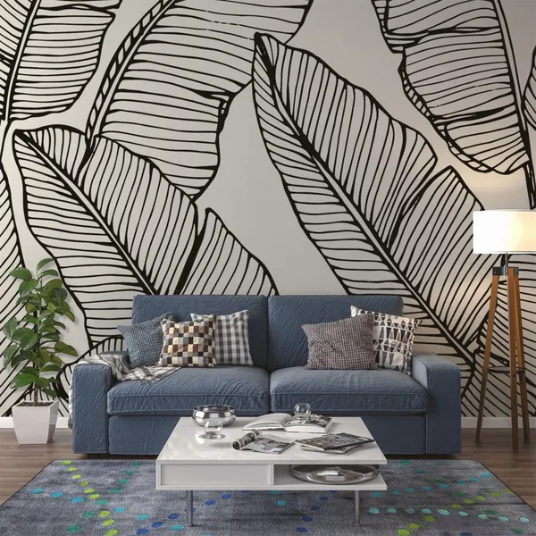 Huge_Banana_Leaves___Wall_Mural,_Pvc_Free_Wall_Covering