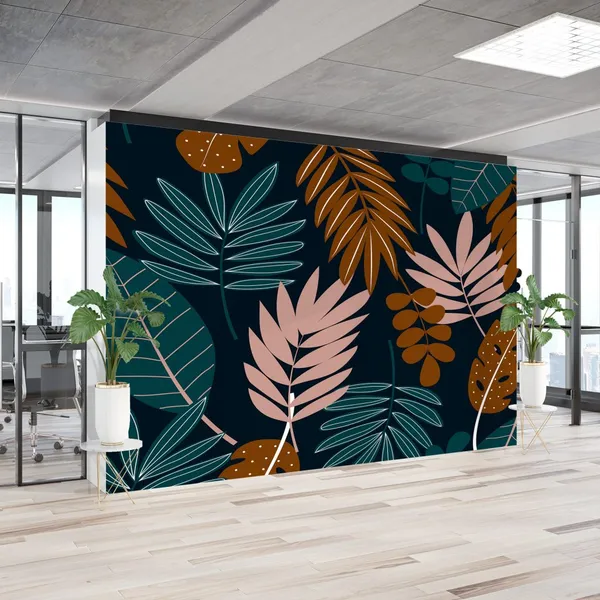 Seamless_Abstract_Tropical___Mural_Wallpaper,_Pvc_Free,_Non-Toxic