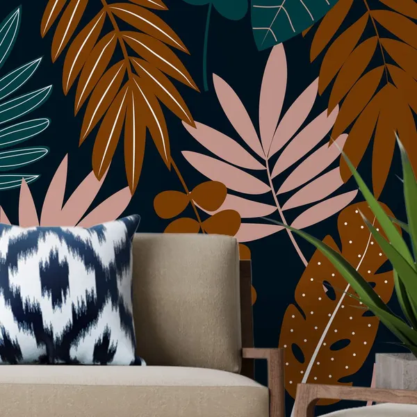 Seamless_Abstract_Tropical___Mural_Wallpaper,_Pvc_Free,_Non-Toxic
