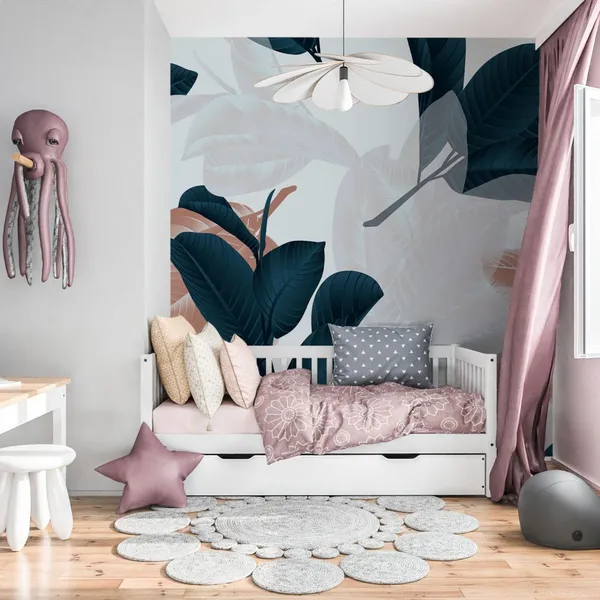Leaves_&_Stems___Wall_Mural,_Pvc_Free_Wall_Covering
