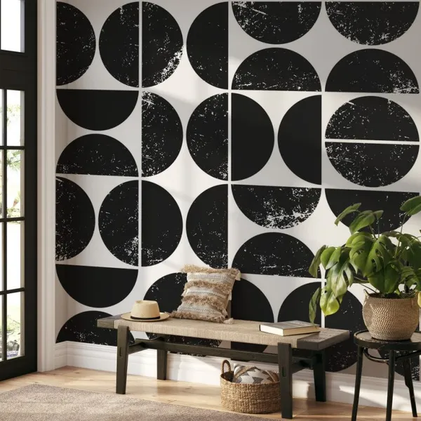 Black_And_White_Distressed_Geometrical_Shapes