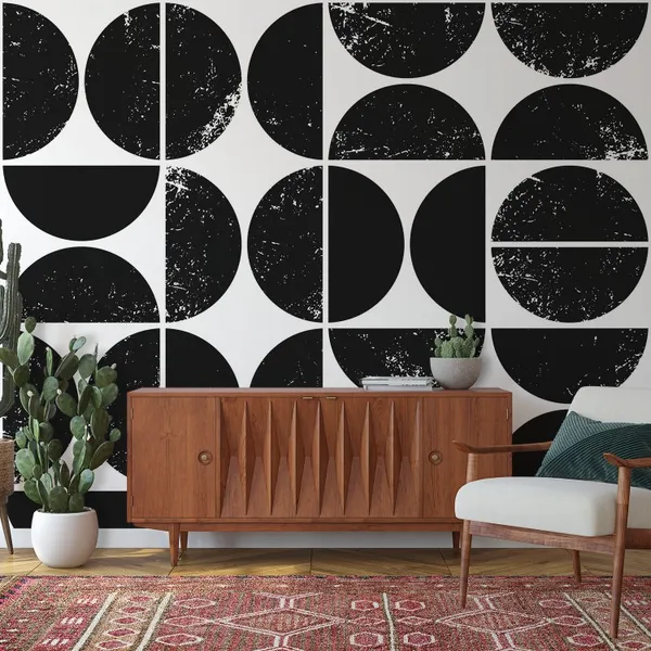 Black_And_White_Distressed_Geometrical_Shapes