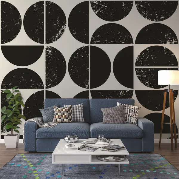 Black_And_White_Distressed_Geometrical_Shapes