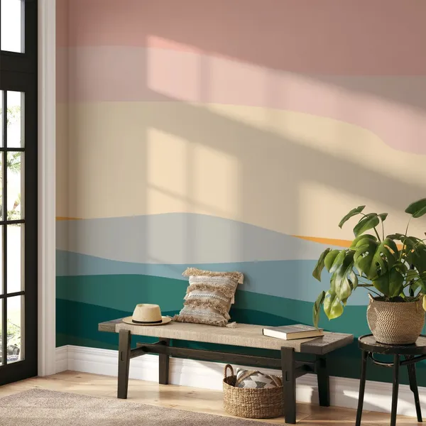 Geometrical_Waves_Abstruse_Landscape_Mural_Wallpaper.