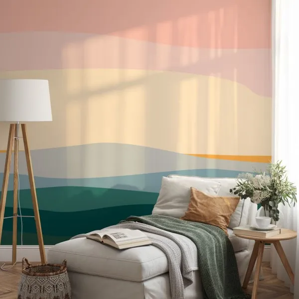 Geometrical_Waves_Abstruse_Landscape_Mural_Wallpaper.