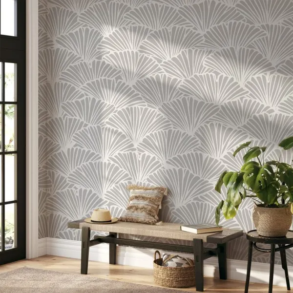 Leaves_Like_A_Hand_Fan___Wall_Mural,_Pvc_Free_Wall_Covering