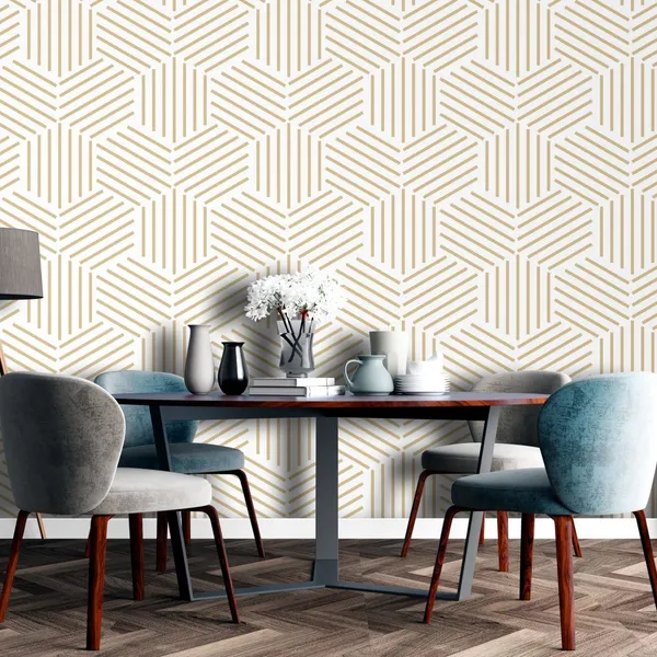 Ivory_Geometric___Mural_Wallpaper,_Pvc_Free,_Non-Toxic