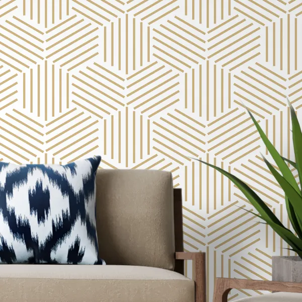 Ivory_Geometric___Mural_Wallpaper,_Pvc_Free,_Non-Toxic