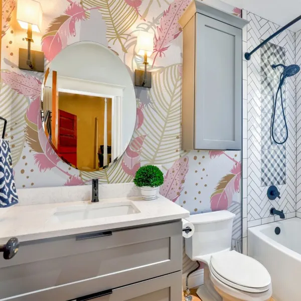 Risen_Golden_Ferns_And_Leaves_Mural_Wallpaper.