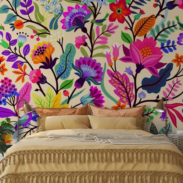 Prismatic_Tropical_Leaves_And_Birds