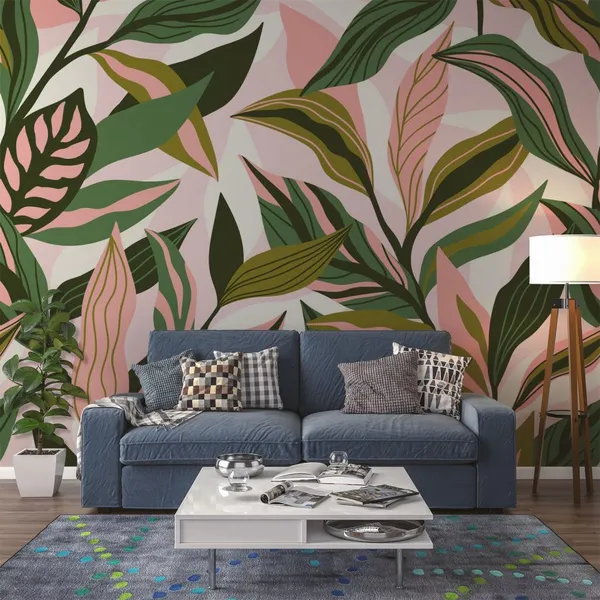 Exotic_jungle_plants__Wall_Mural,_PVC_free_Wall_Covering