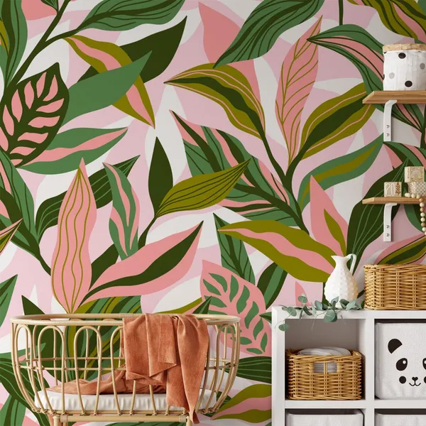 Exotic_jungle_plants__Wall_Mural,_PVC_free_Wall_Covering