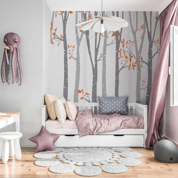 Lovely_tall_birch_trees__Wall_Mural,_PVC_free_Wall_Covering