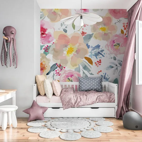 Spring_floral_Beautiful_Flowers___Wall_Mural,_PVC_free_Wall_Covering