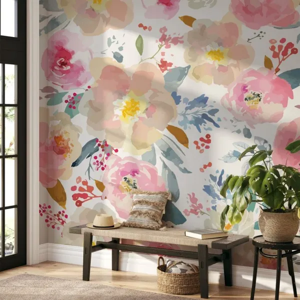 Spring_floral_Beautiful_Flowers___Wall_Mural,_PVC_free_Wall_Covering