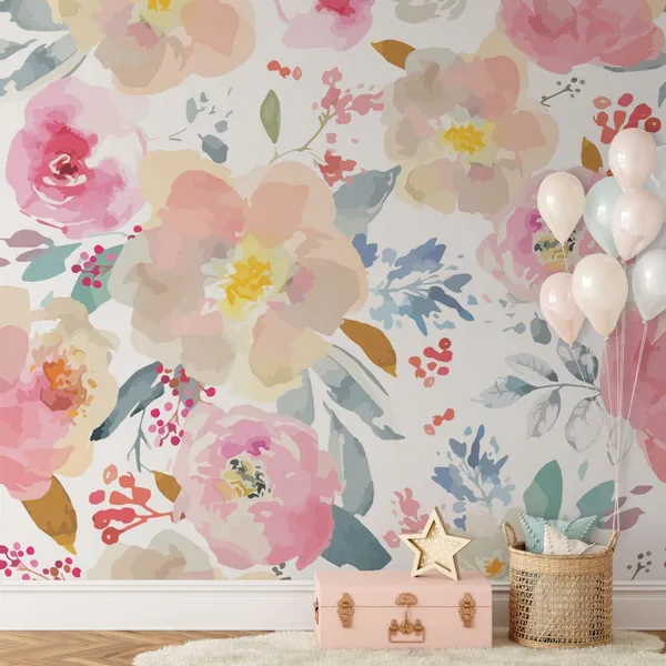 Spring_floral_Beautiful_Flowers___Wall_Mural,_PVC_free_Wall_Covering
