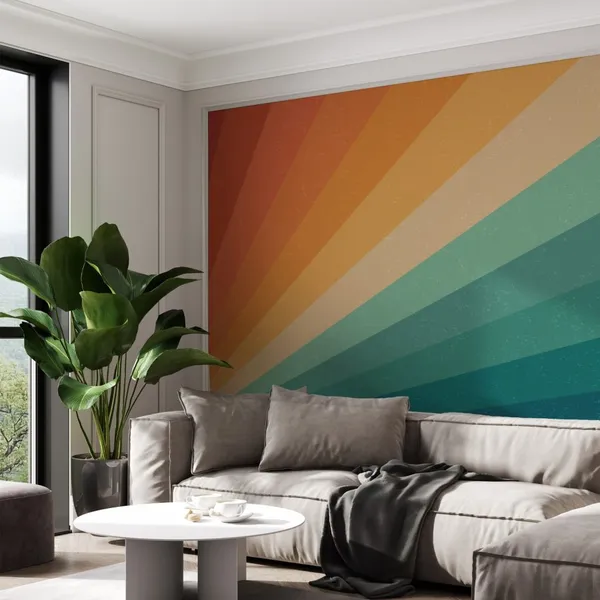 Retro_pop_and_colorful_geometric_burst_line_background_Wall_Mural.