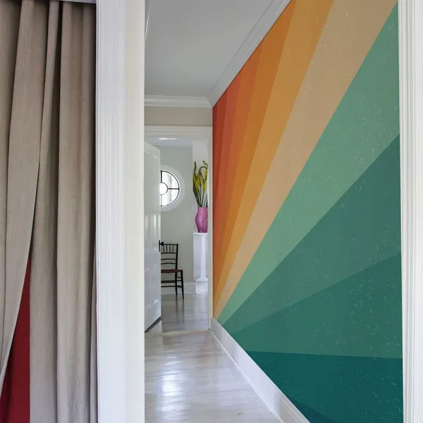 Retro_pop_and_colorful_geometric_burst_line_background_Wall_Mural.