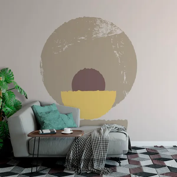 Boho-style_Wall_Decor._Abstract_modern_background._Background_with_geometric_balancing_figures_Wall_decoration_Simple_forms_Mural_Wallpaper.