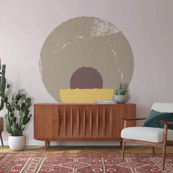 Boho-style_Wall_Decor._Abstract_modern_background._Background_with_geometric_balancing_figures_Wall_decoration_Simple_forms_Mural_Wallpaper.