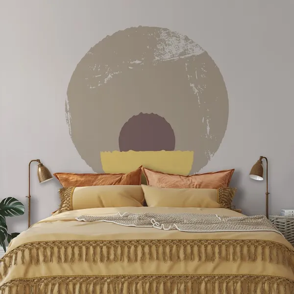Boho-style_Wall_Decor._Abstract_modern_background._Background_with_geometric_balancing_figures_Wall_decoration_Simple_forms_Mural_Wallpaper.