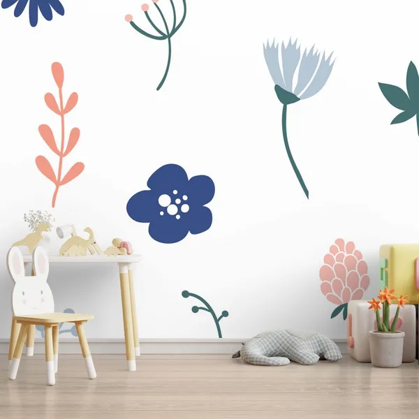 Flower_simple_minimalistic_seamless_pattern_graphic_design_for_paper,_textile_print,_page_fill._Floral_background_with_hand_drawn_wild_flowers,_herbs_and_leaves.