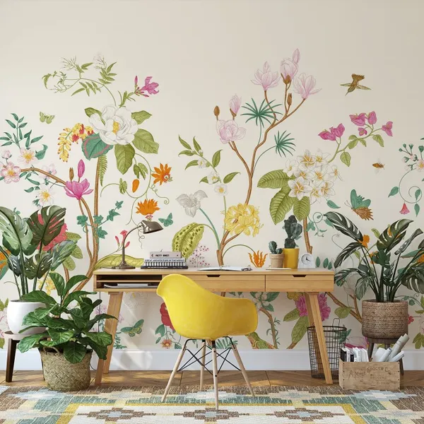 Charming_Flowers_Beautiful_Mural_Wallpaper._-_PVC_Free,_Non-Toxic.