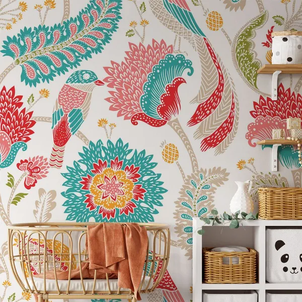 Seamless_pattern_with_fantasy_flowers,_natural_wallpaper,_floral_decoration_curl_illustration._Paisley_print_hand_drawn_elements._Home_Decor._Jacobean_embroidery._Mural_Wallpaper,_PVC_Free.