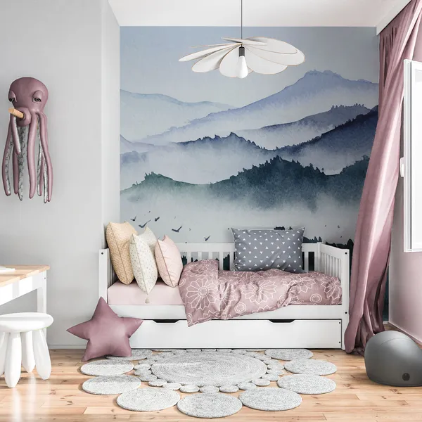 Beautiful_Mountains_black_and_white_watercolor_Mural_Wallpaper.