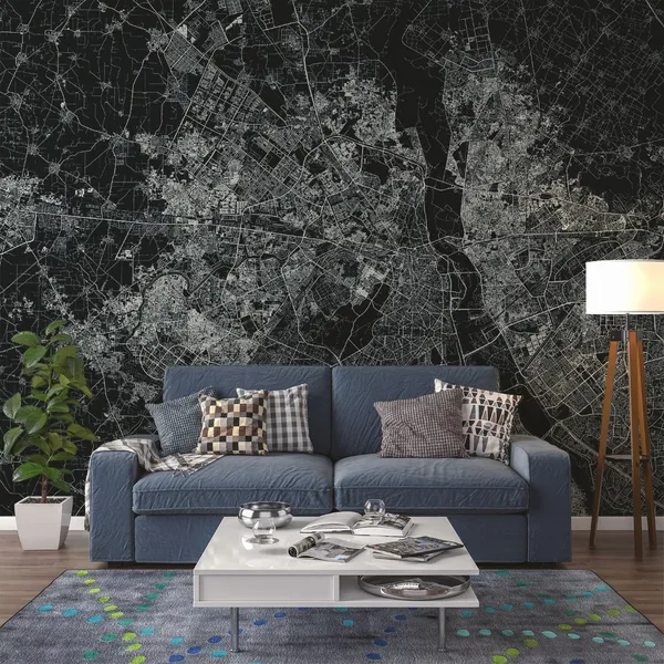 Urban_vector_city_map_of_Porto,_Portugal_Mural_Wallpaper_-_PVC_Free.
