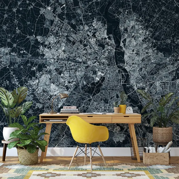 Urban_vector_city_map_of_Porto,_Portugal_Mural_Wallpaper_-_PVC_Free.