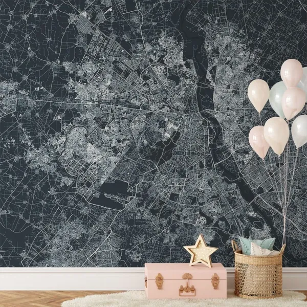Urban_vector_city_map_of_Porto,_Portugal_Mural_Wallpaper_-_PVC_Free.