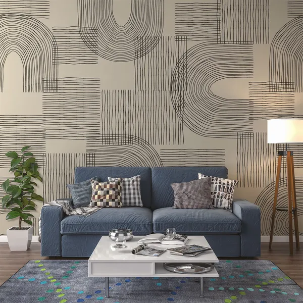 Vector_contemporary_seamless_pattern_with_aesthetic_hand_drawn_abstract_shapes_and_geometric_elements.