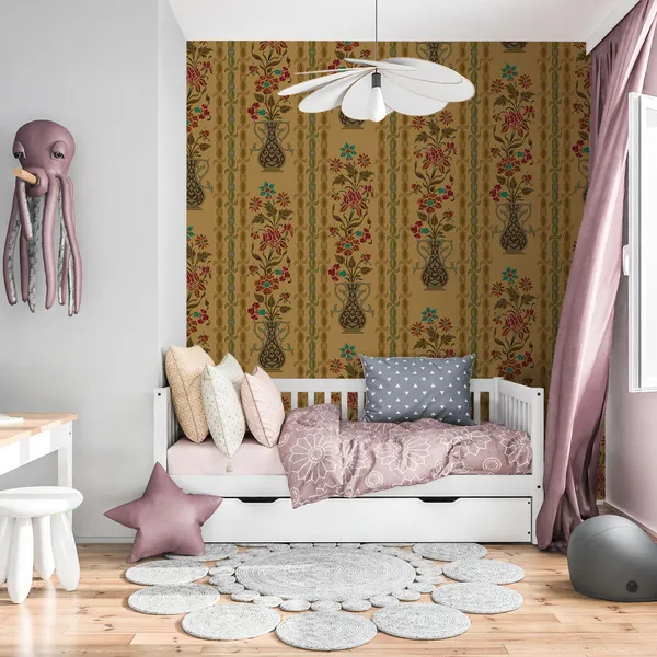 abstract_mughal_motif_with_pattern_background_texture_Mural_Wallpaper.
