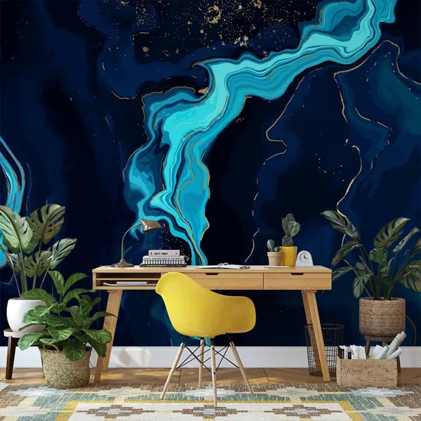 Wonderful_Blue_marble_and_gold_abstract_background_texture._Indigo_ocean_blue_marble_with_natural_luxurious_swirls_of_marble_and_gold_powder_Mural_Wallpaper.