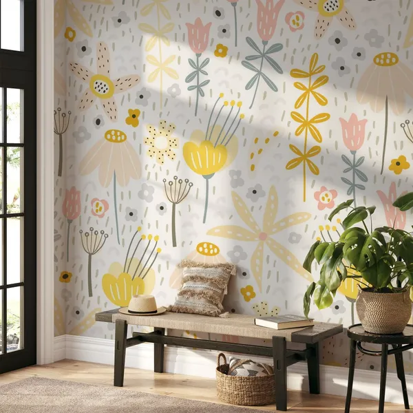 Seamless_pattern_of_wild_Mural_flowers._Perfect_for_kids_fabric,_textile,_nursery_wallpaper._Mural_Wallpapr,_PVC_Free.