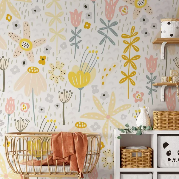 Seamless_pattern_of_wild_Mural_flowers._Perfect_for_kids_fabric,_textile,_nursery_wallpaper._Mural_Wallpapr,_PVC_Free.