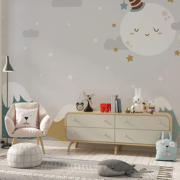 Seamless_Mountains_And_Moon_Background_In_Dusty_Pastel_Colors._For_Nursery_Room_Wallpaper,_Decoration,_Web_Banners,_Poster,_Etc._Mural_Wallpapr,_Pvc_Free,_Non_Toxic.