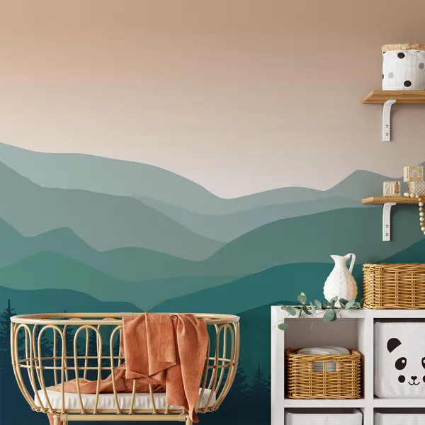 Vector__Landscape__Mountains_Mural_Wallpaper,_Pvc_Free,_Non-Toxic.
